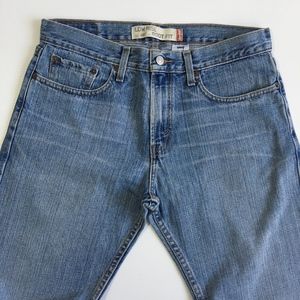 LEVIS 527 LOW RISE BOOT FIT BLUE JEAN SIZE 32